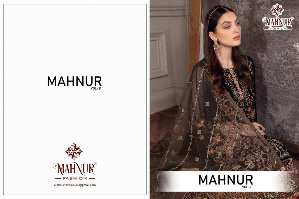 Mahnur Fashion Vol 21 Pakistani Suits Catalog